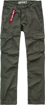 Alpha Industries Agent Брюки, зеленый