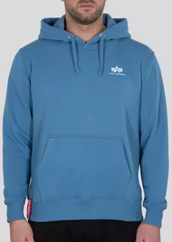 Alpha Industries Alpha Basic Small Logo Балахон, светло-синий