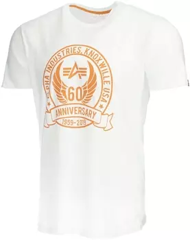 Alpha Industries Anniversary Футболка, белый