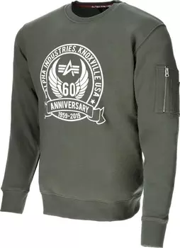 Alpha Industries Anniversary Свитер, оливковый
