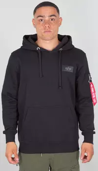 Alpha Industries Back Print Reflective Балахон, черный/оранжевый