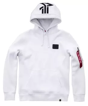 Alpha Industries Back Print Толстовка мужская, белый