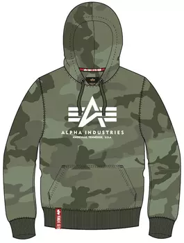 Балахон Alpha Industries Basic Camo, оливковый
