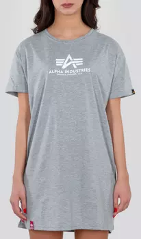 Alpha Industries Basic Дамы Длинная рубашка, серый