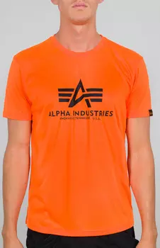 Alpha Industries Basic Neon Футболка, оранжевый