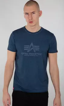Alpha Industries Basic Oildye футболка, темно-синий