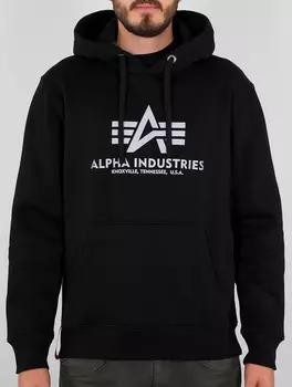 Alpha Industries Basic Reflective Балахон, черный