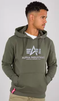 Alpha Industries Basic Reflective Балахон, оливковый