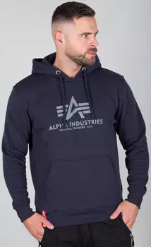 Alpha Industries Basic Reflective Балахон, темно-синий