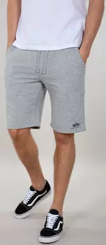 Шорты Alpha Industries Basic SL, серые