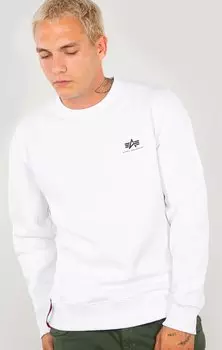 Alpha Industries Basic Small Logo Толстовки, белый