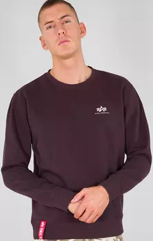 Alpha Industries Basic Small Logo Толстовки, mahagony
