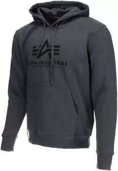 Alpha Industries Basic Толстовка мужская, черный/серый