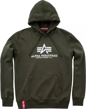 Alpha Industries Basic Толстовка мужская, оливковый