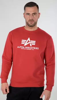 Alpha Industries Basic Толстовки, красный/белый