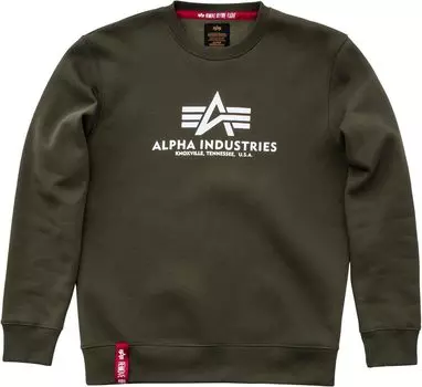 Alpha Industries Basic Толстовки, темно-зеленый