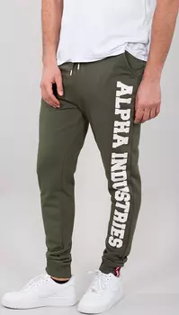 Alpha Industries Big Letters Потовые штаны, оливковый