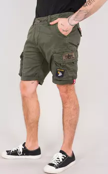 Alpha Industries Crew Patch Шорты, оливковый