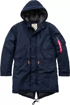 Alpha Industries Hooded Fishtail CW TT Куртка, темно-синий