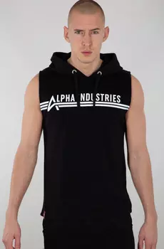 Alpha Industries Hooded майка, черный