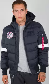 Alpha Industries Hooded Puffer FD NASA Куртка, синий