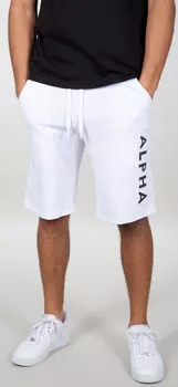 Alpha Industries Jersey Шорты, белый