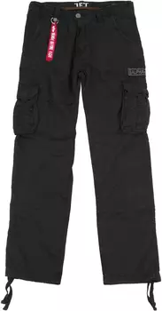 Alpha Industries Jet Брюки, черный