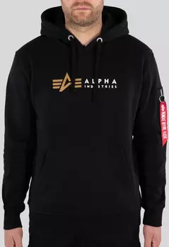 Alpha Industries Label Балахон, черный