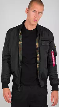 Alpha Industries MA-1 FLC Rev Куртка, черный