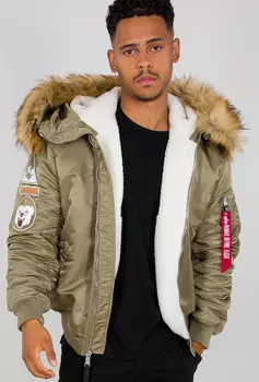 Alpha Industries MA-1 Hooded Arctic Куртка, оливковый