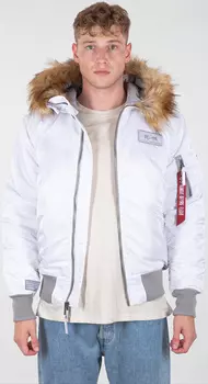 Alpha Industries MA-1 Hooded CW Куртка, белый