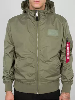 Alpha Industries MA-1 LW Hooded Куртка, оливковый