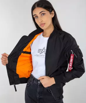 Alpha Industries MA-1 TT Дамская куртка, черный
