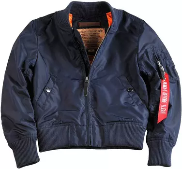 Alpha Industries MA-1 TT Детская куртка, темно-синий