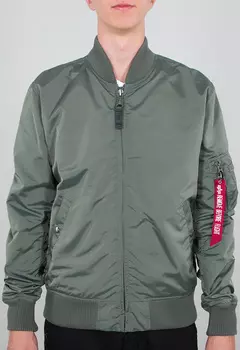 Alpha Industries MA-1 TT Куртка, зеленый/серый