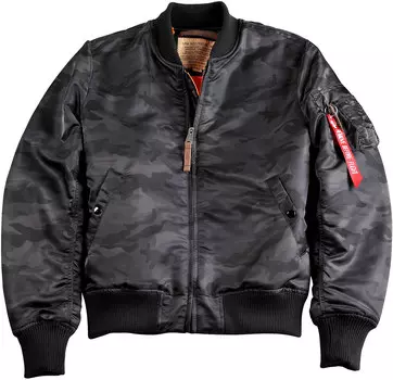 Alpha Industries MA-1 VF 59 Куртка, черный/камуфляжный