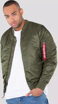 Куртка Alpha Industries MA-1 VF 59 Long, темно-зеленая