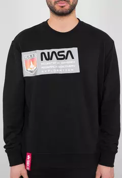 Толстовка Alpha Industries Mars Reflective, черная
