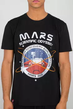 Alpha Industries Mission to Mars Футболка, черный