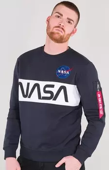 Alpha Industries NASA Inlay Толстовки, темно-синий