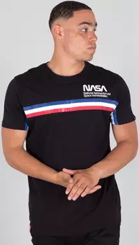 Alpha Industries NASA ISS Футболка, черный
