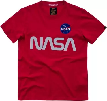 Alpha Industries NASA Reflective Футболка, красный