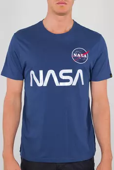 Alpha Industries NASA Reflective Футболка, синий