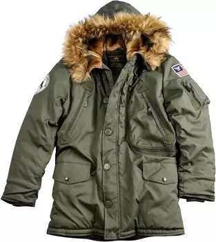 Alpha Industries Polar Куртка, темно-зеленый