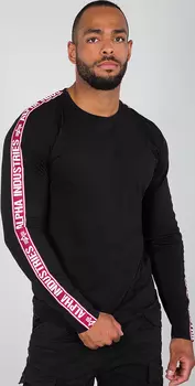 Alpha Industries RBF Tape Рубашка с длинными рукавами, черный