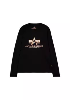 Alpha Industries с длинным рукавом " Alpha Industries Мужчины — Лонгсливы Basic T — LS", черный