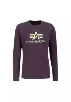 Alpha Industries с длинным рукавом " Alpha Industries Мужчины — Лонгсливы Basic T — LS", цвет Plum