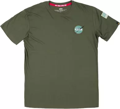 Alpha Industries Space Shuttle Футболка, темно-зеленый