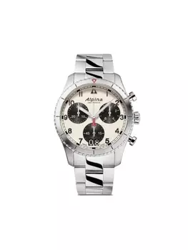Alpina наручные часы Startimer Pilot Quartz Chronograph Big Date 41 мм, нейтральный цвет
