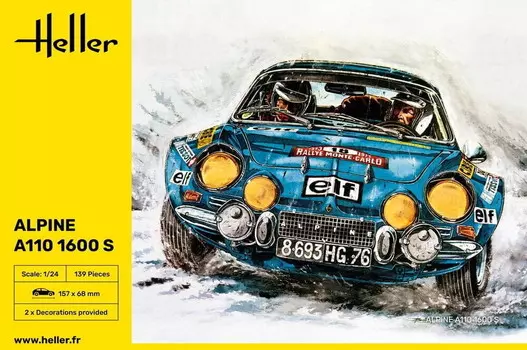 Alpine A110 (1600) 1:24 Хеллер 80745 Heller